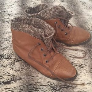 Vintage leather boots